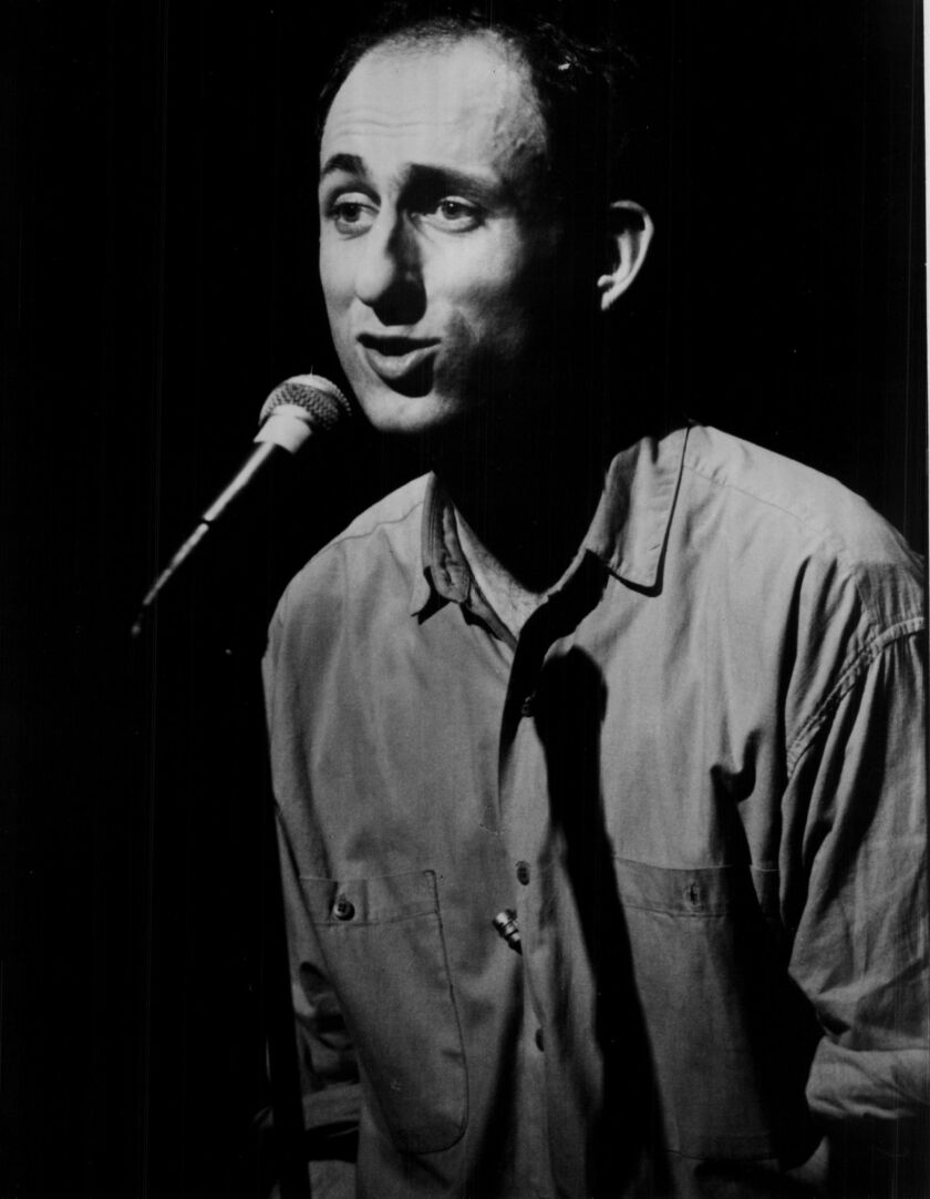 David Cale performs “Smooch Music” in 1989, one of many shows he has launched at the Goodman Theatre. | PROVIDED PHOTO