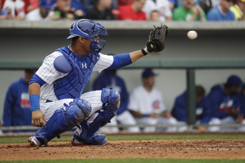 Cubs catcher Willson Contreras.