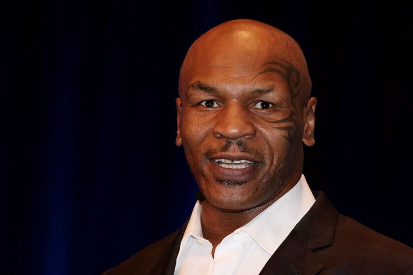 Mike Tyson in 2012. File Photo. (Photo by Chris Hyde/Getty Images)