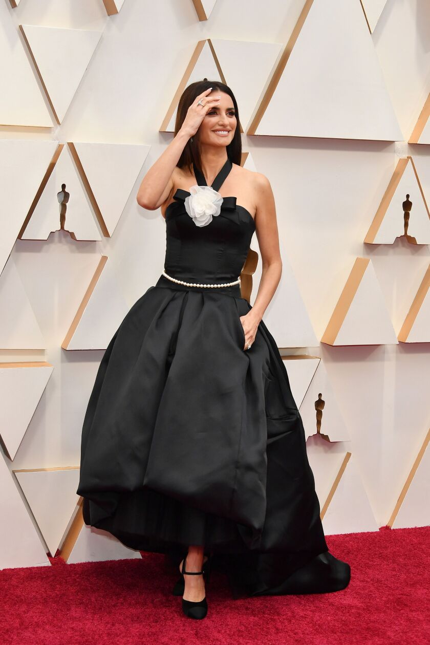 Penélope Cruz wears Chanel as she attends the 92nd Annual Academy Awards at Hollywood and Highland on Sunday night.