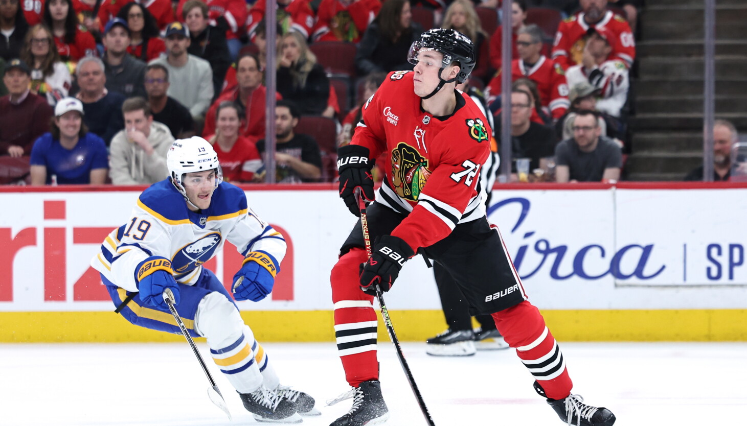 Alex Vlasic eager to speak playoffs into existence for Blackhawks: 'It's a matter of time'