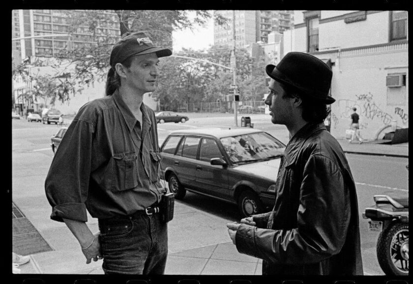 Manager Dave Lory with Jeff Buckley. | Merri Cyr