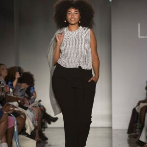 The Loft spring 2019 collection is modeled during Fashion Week Friday, Sept. 7, 2018, in New York. (AP Photo/Kevin Hagen).