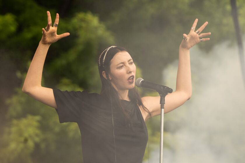 Hyd performs on the second day of Pitchfork Music Festival at Union Park.