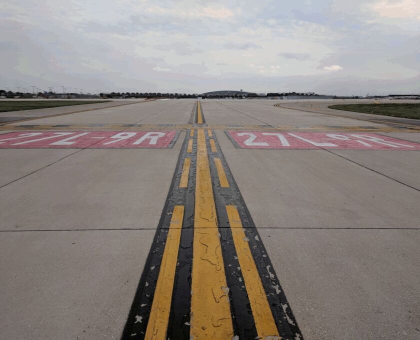 The area at O’Hare Airport where a China Southern Airlines cargo plane rolled without authorization in September as a United Airlines passenger jet was taking off. | Chicago Department of Aviation