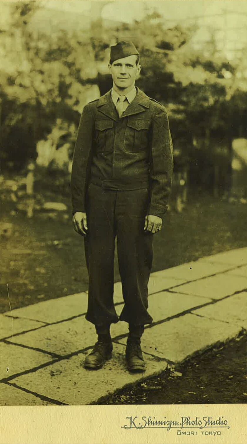 Howie Garst served as a guard at Tokyo’s Sugamo Prison, which held Japanese military leaders suspected of war crimes. | Provided photo