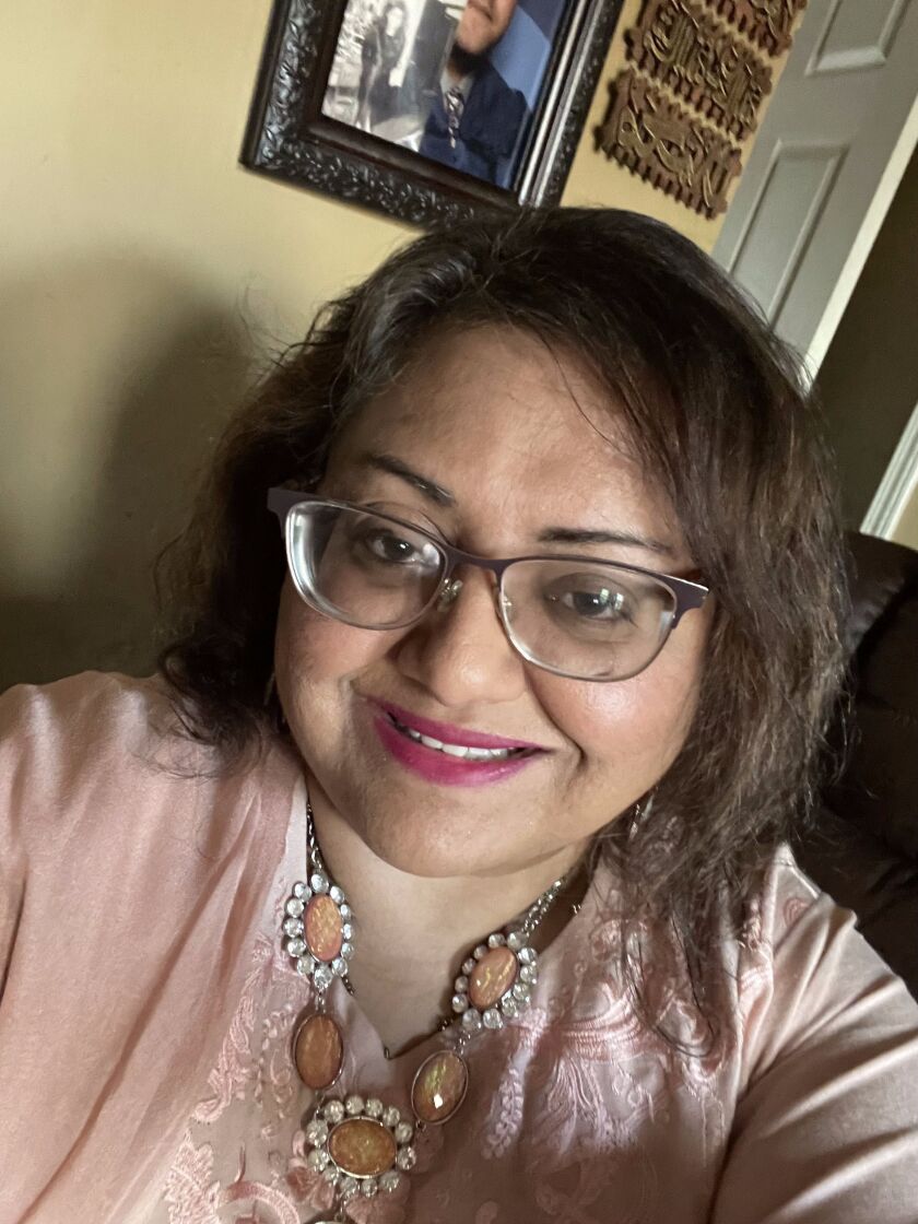 Sadia Ahmed Sarwar, who accused Mohammad Saleem in a lawsuit of sexual abuse when she was a child.