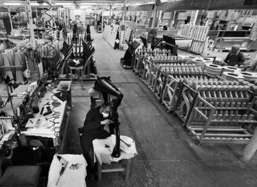 Victor Salvi’s factory. Sun-Times