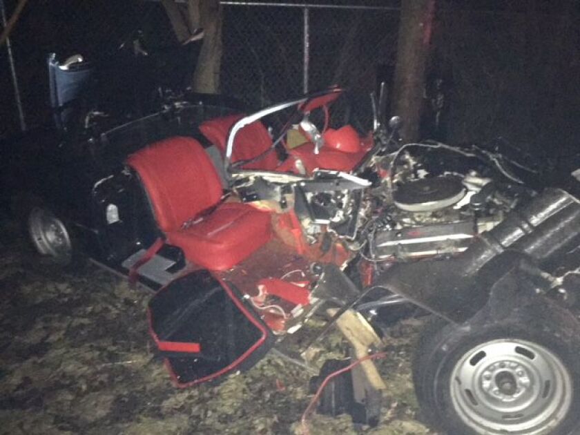 A man was critically injured in a crash Saturday night in north suburban Antioch Township. | Lake County Sheriff’s Office