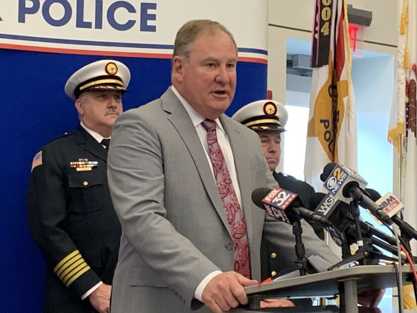 Orland Park Police Chief Tim McCarthy announced charges Saturday against retired St. Michael priest Paul Burak in connection with Wednesday’s fatal hit-and-run crash in Orland Park.