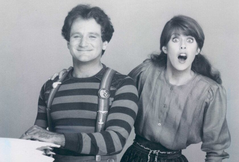 Robin Williams and Pam Dawber on “Mork & Mindy” in 1981. | ABC