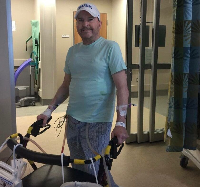 Patrick Mannion received a double-lung transplant in May 2017 after being diagnosed with idiopathic pulmonary fibrosis, a progressive, life-threatening lung disease. Through a transplant fundraising organization, HelpHopeLive, he has raised nearly $115,00