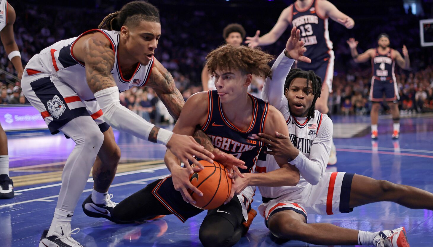 Illinois will face UConn in Final Four in rematch of Huskies' November win