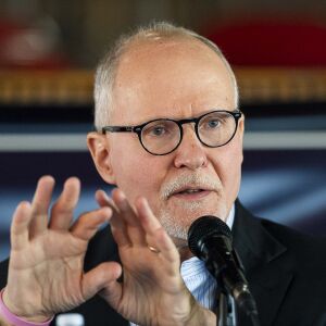 Paul Vallas speaks at a mayoral candidate forum at Greater St. John Bible Church, Saturday, Nov. 10, 2018.