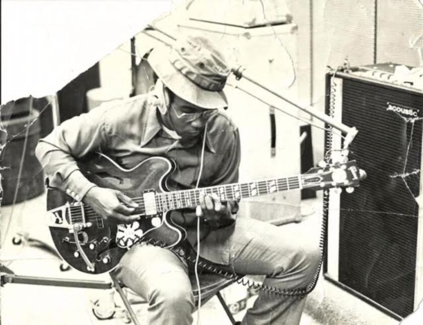 Danny Leake on leave during his days in the Army in the early 1970s.