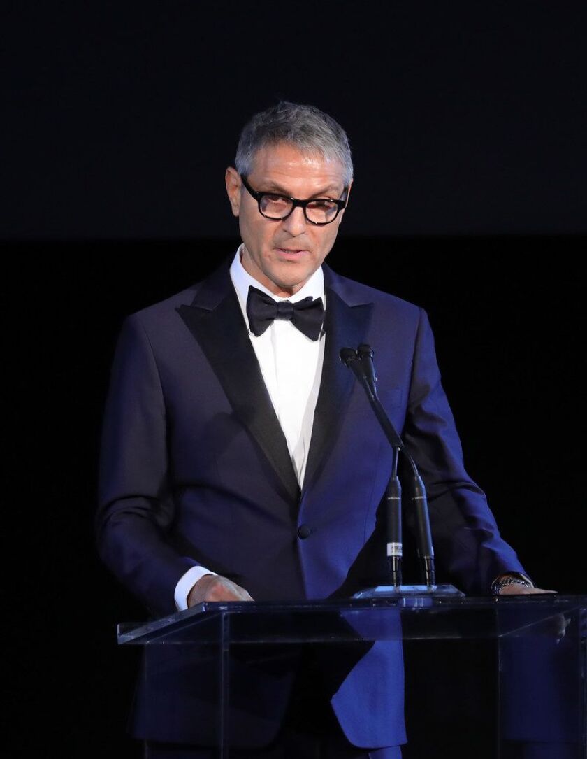 Ari Emanuel speaks onstage during the 2017 LACMA Art + Film Gala on Nov. 4 in Los Angeles. | etty Images