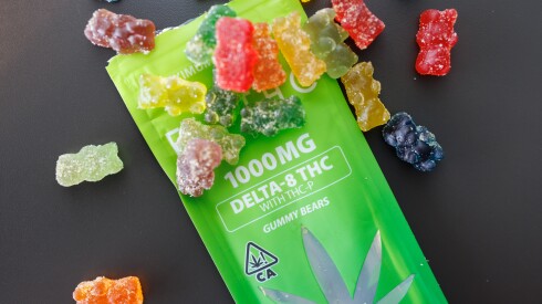 Delta-8 THC gummy bears. Mayor Brandon Johnson on Friday vetoed a ban on hemp-derived products that was passed by the City Council and initially proposed by Ald. Marty Quinn.