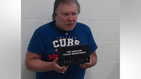 Mark Stephens in his arrest photo.