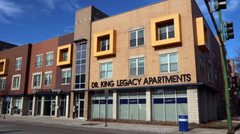 The Dr. King Legacy Apartments on S. Hamlin Ave on Jan. 13, 2026.