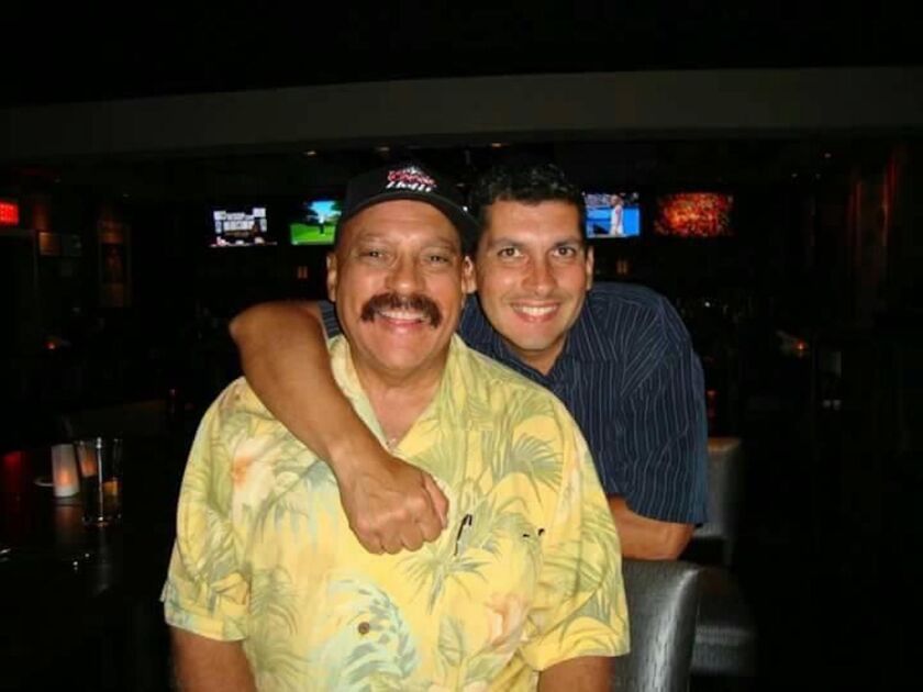 John Garrido Sr. and his son John Garrido Jr., both members of the Chicago Police Department.