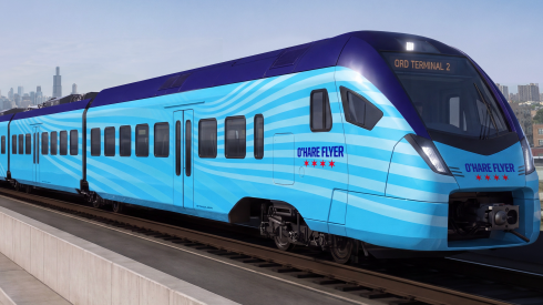 A rendering of the proposed O'Hare Flyer.