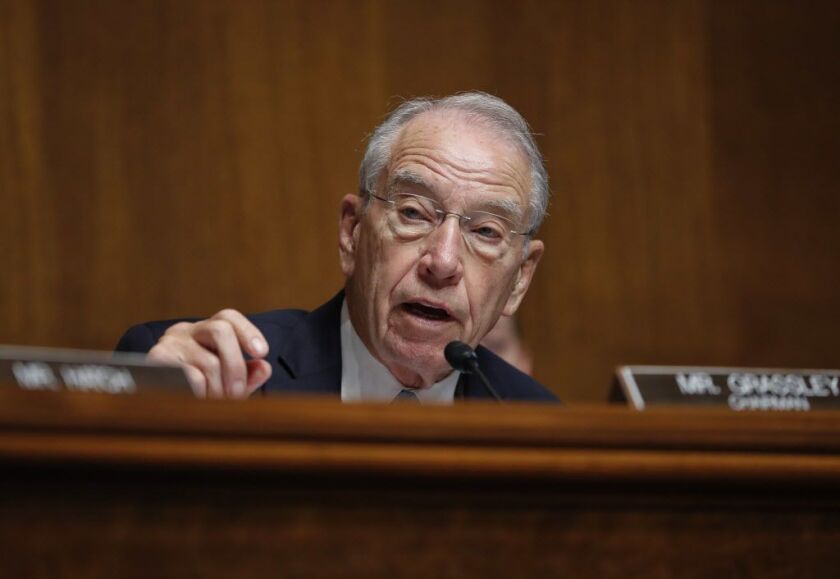 U.S. Sen. Charles Grassley, R-Iowa. | AP