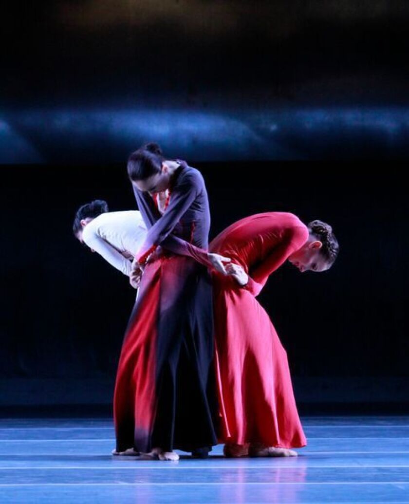The Joffrey Ballet will perform Jiri Kylian’s “Forgotten Land” as part of its “Bold Moves” program. (Photo: Herbert Migdoll)