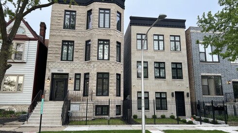Nat King Cole's former Bronzeville home, located at 4023 S. Vincennes Ave.