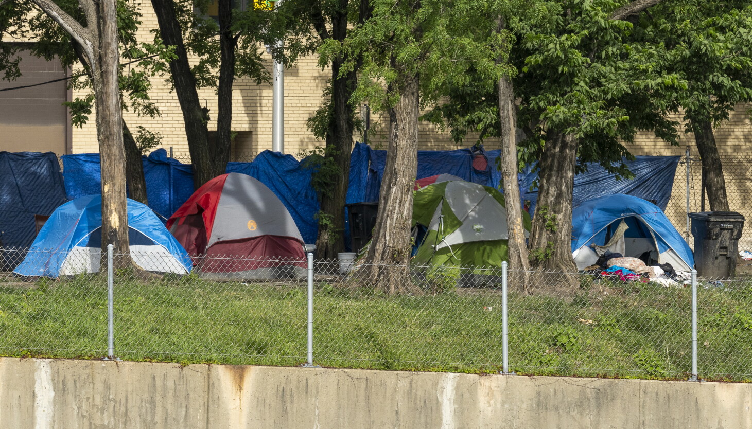 Large Homeless Building Homelessness in Chicago is nearly three times higher than last year ...
