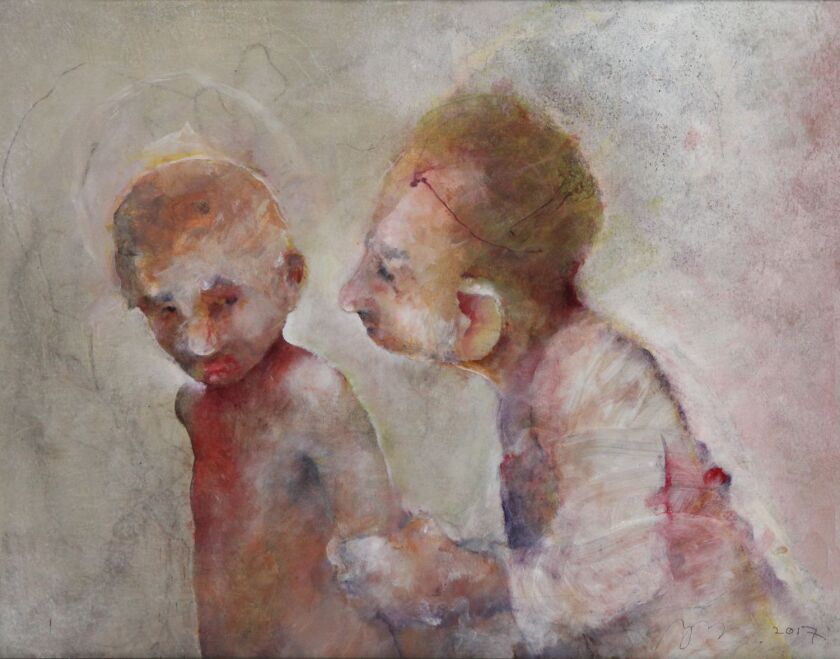 Bob Meyer’s oil on canvas work, “Because I Said So.” | Courtesy of Primitive