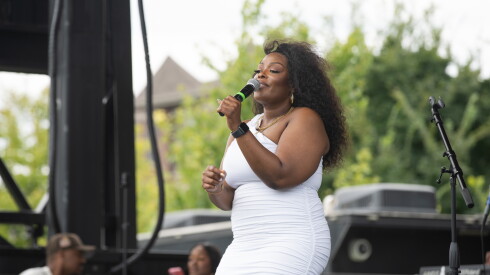 Krys Royalle performs at Black and Bronze Music Fest in Armstrong Park on Saturday, August 29, 2026.
