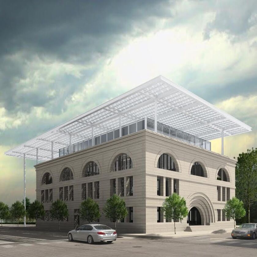 Rendering of the proposed National Museum of Gospel Music
