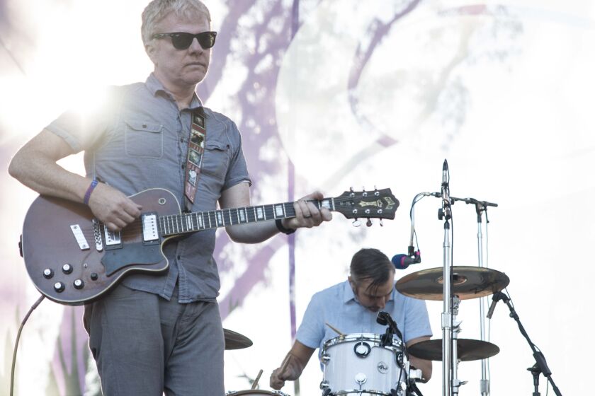 Carl Newman of The New Pornographers (with Joe Seiders on drums).