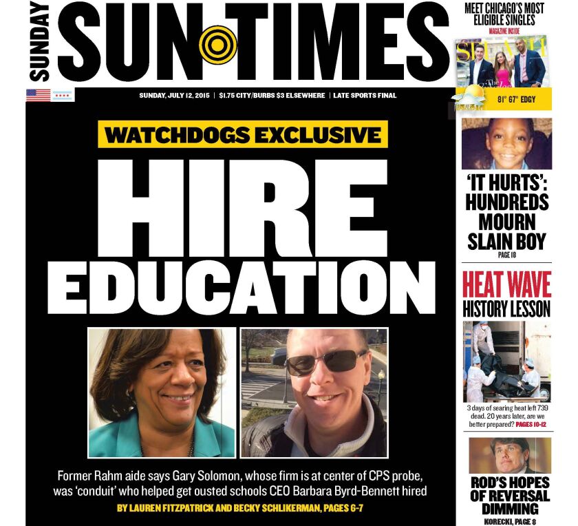 July 12, 2015, Sun-Times.