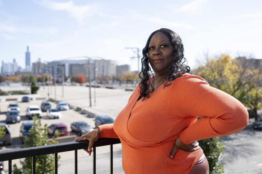 Willie Wright, Henry Horner Homes resident and board member of her property's resident council and the Horner Residents' Committee