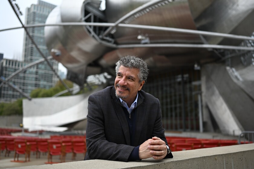 Giancarlo Guerrero, artistic director and principal conductor of Chicago's Grant Park Music Festival.