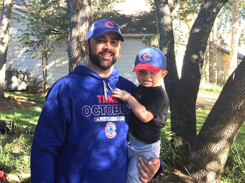 Jason Turner of Austin, Texas, with son Luke. | Provided photo