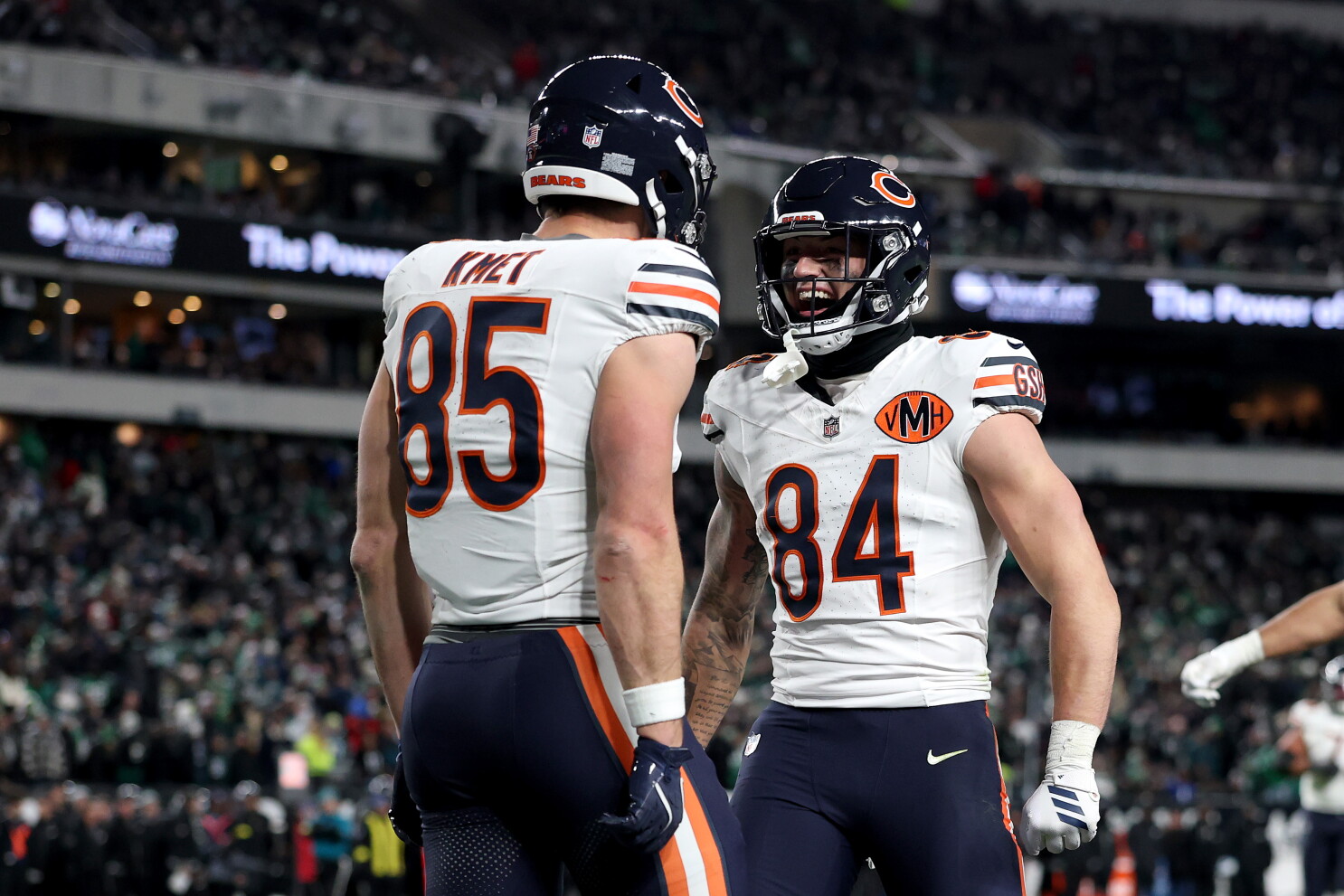Caleb Williams throwing pass for Chicago Bears in 2026 game