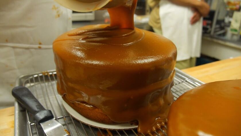 Caramel cake at Abundance Bakery in Bronzeville. | Brian Rich/Sun-Times