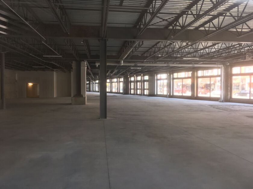 A grocery is expected to occupy this space inside the Gerber Building at the Wilson station on the CTA Red Line. | Stefano Esposito/Sun-Times