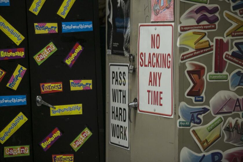 Inside York Alternative High School at the Cook County Jail. | Ashlee Rezin / Sun-Times