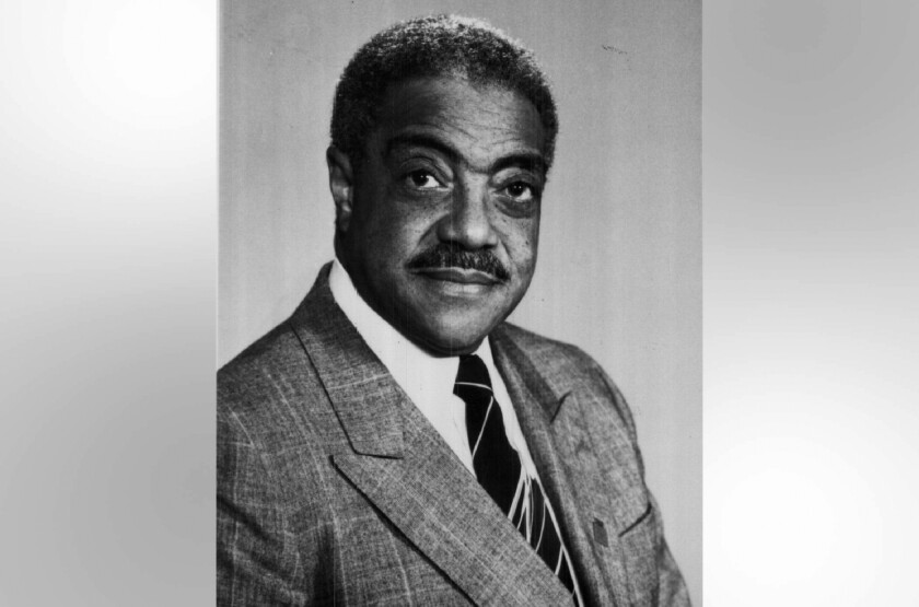 George E. Johnson founder of Johnson Products Company.