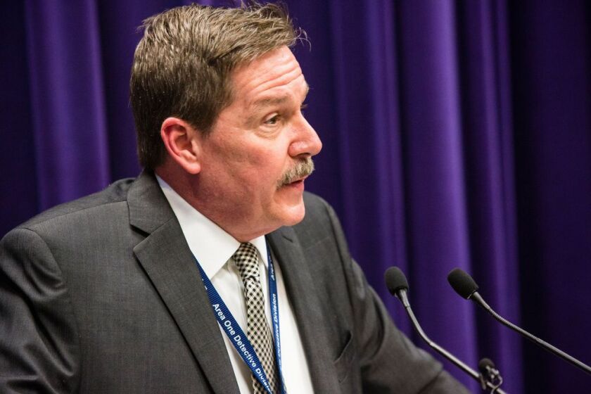 Kevin Duffin was commander of Area North detectives before retiring this year. He was at the scene of the shooting at 4710 W. Erie and interviewed LeGrier’s father twice. | James Foster / Sun-Times