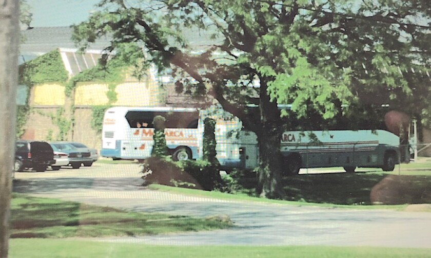 A 2014 law enforcement surveillance photo of a warehouse in Aurora where the Guerreros Unidos cartel was suspected of unloading heroin hidden on passenger buses from Mexico.