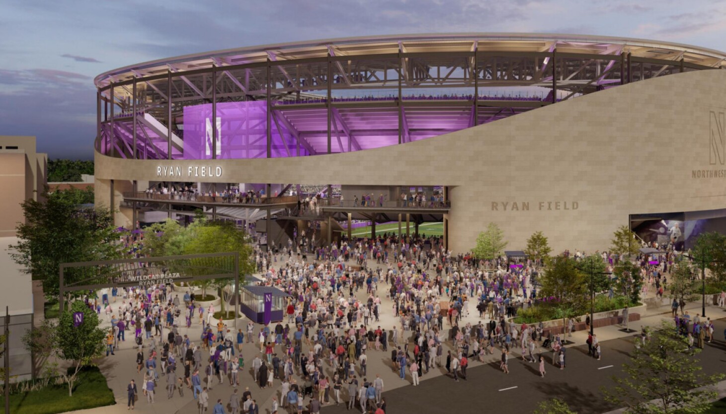 NextImg:Evanston commission rejects Northwestern plan for Ryan Field concerts