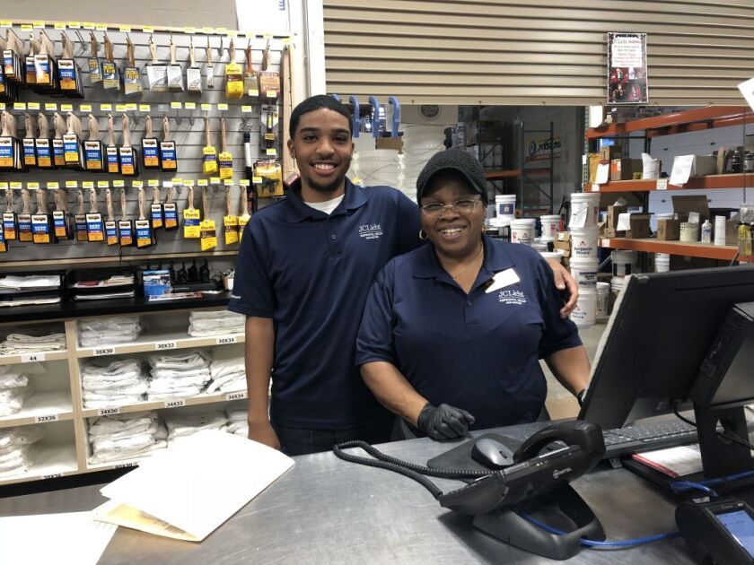 Associates at West Loop’s JC Licht True Value Hardware Store said they sold three snowblowers in one day, a first for them. They also had a busy morning with sales of scrapers, salt and De-Icer after a historic November snowfall. | Alex Arriaga