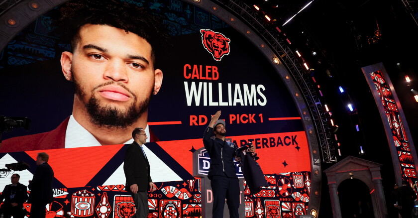 caleb williams red dress Caleb Williams @ayeeecaleb for @gq