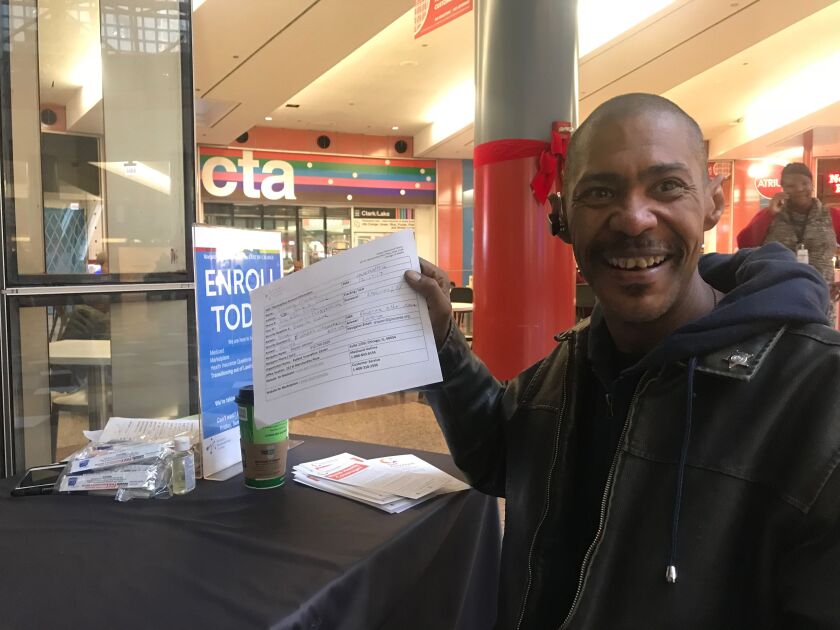 “I now have health insurance, and it’s a plan I can afford,” said Zachery Martin, who enrolled in an insurance plan with the help of a healthcare navigator from the Patient Innovation Center on Friday, the last day of open enrollment. | Taylor Hartz/Sun-T