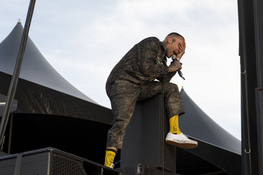 Fever 333 performs at the Radical Stage on day 4 of Riot Fest.