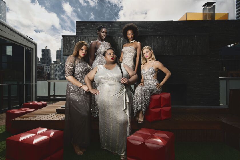 “Fierce,” a new cosmetic collection exclusively sold through Nena Cosmetics. It was created by Erica Watson (center). | Photo by Tiffany Hunter